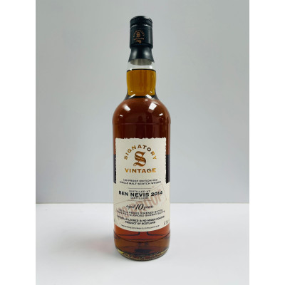 Ben Nevis 10 Year Old 2014 1st Fill PX Butts & 2nd Fill Oloroso Sherry Butts Signatory Vintage 100 Proof Edition #63 Highland Single Malt Scotch Whisky 70cl 57.1%